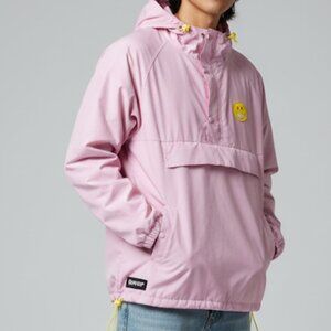 RipNDip sz small Everything Will Be Okay Anorak hooded rain jacket